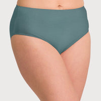 Ava & Audrey Clementine Cotton Full Brief - Sea Green