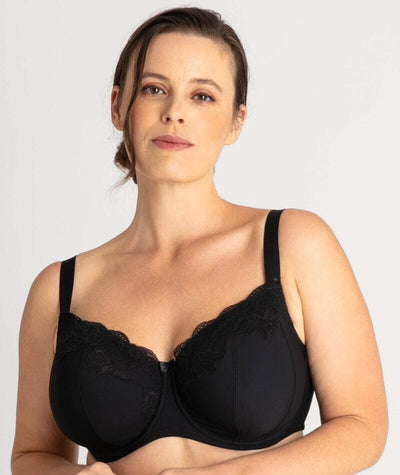 Ava & Audrey Jacqueline Full Cup Underwired Bra 2 Pack - Black Bras