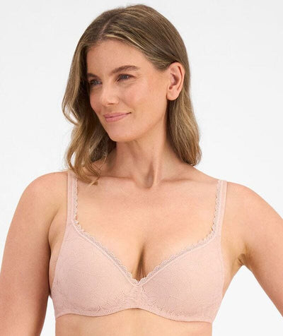 Berlei Barely There Lace Bra - Nude Lace Bras