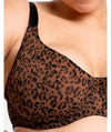 Curvy Kate Cool Cat Scooped Balcony Bra - Leopard Brown Bras