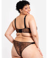 Curvy Kate Cool Cat Tanga - Leopard Brown Knickers