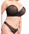 Curvy Kate Hey Girls Superplunge Strapless Bra - Black/Latte Bras