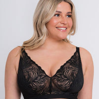 Curvy Kate Lace Daze Wire-free Bralette - Black