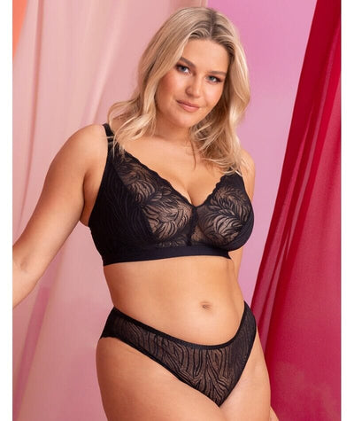 Curvy Kate Lace Daze Wire-free Bralette - Black Bras