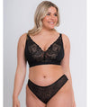 Curvy Kate Lace Daze Wire-free Bralette - Black Bras