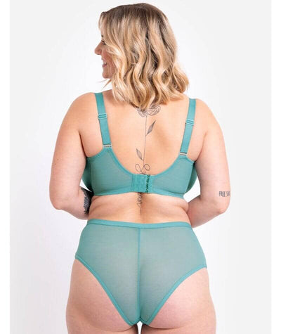 Curvy Kate Wonderfully Short - Mineral Blue Knickers