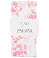 Curvy Lingerie Pink Floral Washbag - Large Bra Accessories