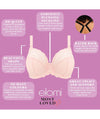 Elomi Charley Underwire Stretch Plunge Bra - Ballet Pink Bras