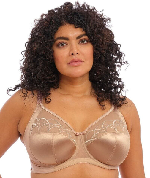 Elomi Cate Underwired Full Cup Banded Bra - Dark Copper - Curvy Bras