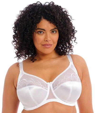 Womens Plus Size Bras Full Coverage Lace Underwire Unlined Bra Up To J  White 36H
