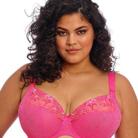 Elomi Charley Underwire Plunge Bra - Pink