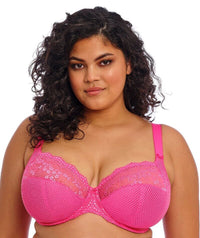 Elomi Charley Underwire Stretch Plunge Bra - Pink