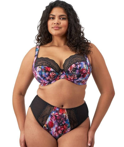 Elomi Lucie Underwire Stretch Plunge Bra - Cherry Blossom Bras