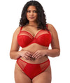 Elomi Matilda Underwired Plunge Bra - Haute Red Bras