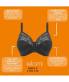 Elomi Morgan Underwired Bra - Black Bras