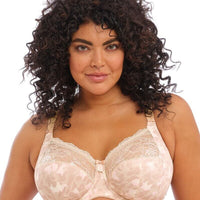 Elomi Morgan Stretch Lace Banded Underwire Bra (4110)- Cameo Rose