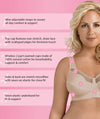 Exquisite Form Fully Cotton Soft Cup Wire-Free Bra With Lace 2 Pack - Damask Neutral/White Bras