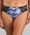 Fayreform Wild Violet Full Brief - Blue Hydrangea Print Knickers