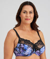 Fayreform Wild Violet Underwire Bra - Blue Hydrangea Print Bras