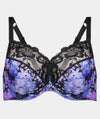 Fayreform Wild Violet Underwire Bra - Blue Hydrangea Print Bras