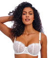 Freya Fascinate Underwired Balconette Bra - White Bras