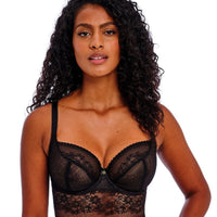 Freya Sydnie Underwire Longline Bra - Black