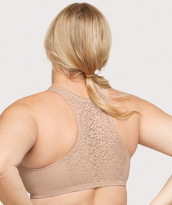 COTTON BRA SEAMED WITH BACK CLOSURE ITS A T-SHIRT BRA WITH A COMBO
