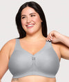 Glamorise Magiclift Active Support Wire-Free Bra - Gray Heather Bras