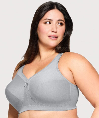 Glamorise Magiclift Active Support Wire-Free Bra - Gray Heather Bras