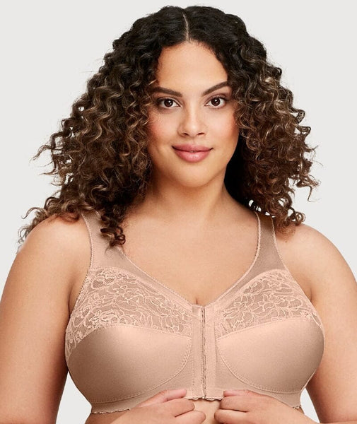 UoCefik Bras for Women Lace Front Closure Bra Comfort Wirefree