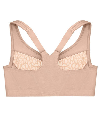 Glamorise MagicLift Wire-Free Front-Closure Racerback Bra - Cafe Bras