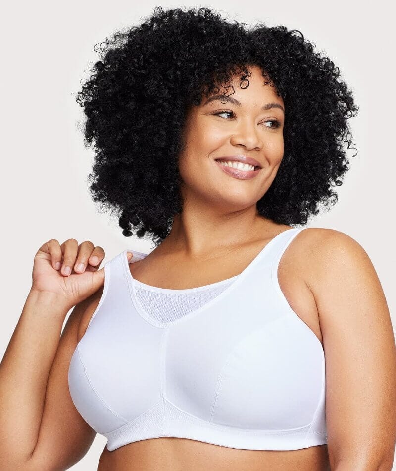 Glamorise Womens No-bounce Camisole Sports Wirefree Bra 1066 White 40h :  Target