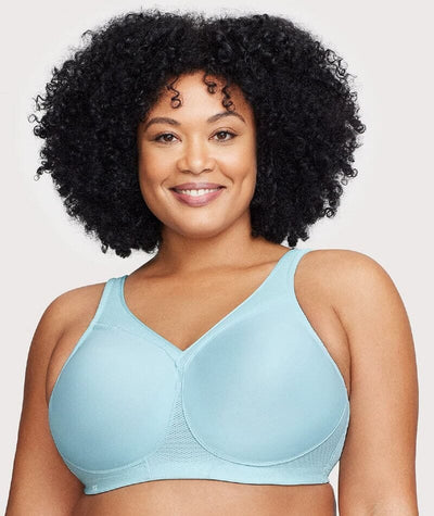 Breathable Women Seamless Bra Every Wires Wide Strap Low Support