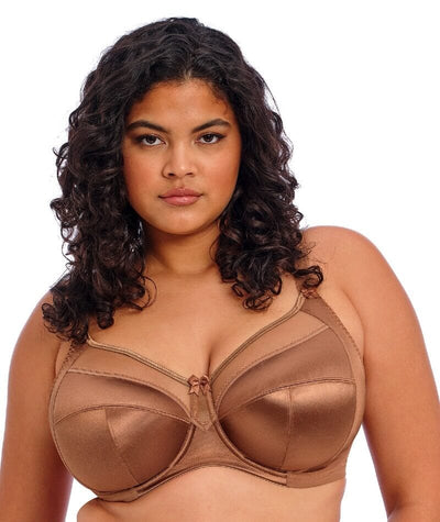 Goddess Keira Underwired Banded Bra - Cinnamon Bras