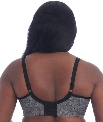 Goddess Sport Wirefree Sports Bra - Pewter Heather Bras