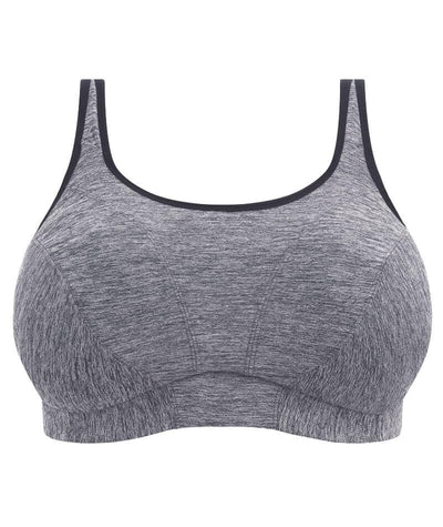 Goddess Sport Wirefree Sports Bra - Pewter Heather Bras