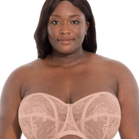 Goddess Verity Underwired Strapless Bra - Fawn