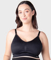 Hotmilk My Necessity Seamless F-G Cup Maternity & Nursing Wire-Free Bra - Black Bras