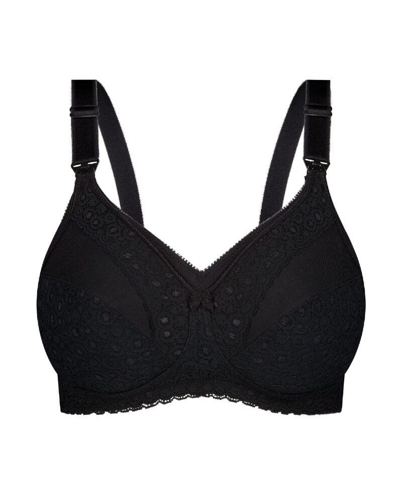 Buy Full Cup Lacy Bra in Black - Cotton Rich Online India, Best