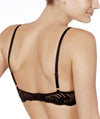 Natori Feathers Lightly Padded Wired Plunge Bra - Black Bras