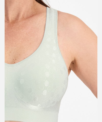 Playtex Comfort Revolution Contour Dot Wire-free Bra - Seafoam Bras