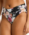 Sea Level Belle Mid Drawstring Bikini Pant - Black Swim