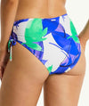 Sea Level Sublime Mid Drawstring Bikini Pant - Cobalt Swim