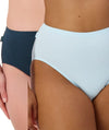 Sloggi Hikini 2 Pack Brief - Blue Sea/Nuit Knickers