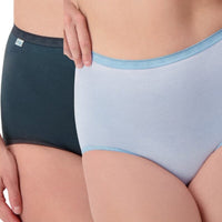 Sloggi Maxi Brief 2 Pack - Blue Sea/Nuit