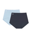 Sloggi Maxi Brief 2 Pack - Blue Sea/Nuit Knickers