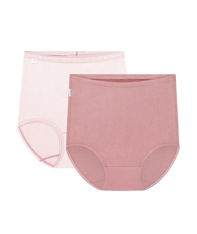 Sloggi Maxi Brief 2 Pack - Rose/Rosebloom Knickers