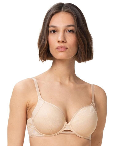 T-Shirt Bra Embraceable Full Coverage Soma 38DDD / 38F Nude Perfect  Coverage
