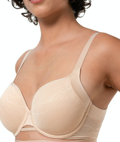 Fvwitlyh Wonderbra Women Small Push Up French Triangle Cup Underwear Thin  Comfortable Breathable No Underwire Anti Sag Bra Beige,42