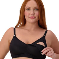 Triumph Amour Maternity Lace Padded Wire-free Bra - Black